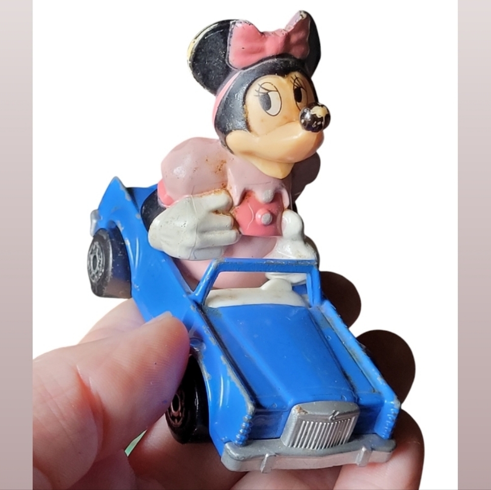 Vintage 1979 Walt Disney Lesney Matchbox car with Minnie Mouse